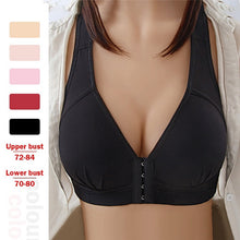 Load image into Gallery viewer, Large Size Bras For Women Push Up Bra Sexy Underwears Brassiere Wireless Bralette Front Buckle Anti-sag Bra Brasieres para mujer