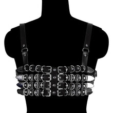 Load image into Gallery viewer, Learther Underwear Tops Cage Bra Pastel Gothic Bondage Body Harness Cage Goth Sexy Lingerie Bra Fetish Body Harness Belt Rave