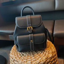 Load image into Gallery viewer, Leather Backpack Women&#39;s Bags 2022 New Trend Soft Leather Top Layer Leather Casual All-match Pure Leather Bag Small Backpack