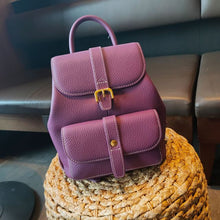 Load image into Gallery viewer, Leather Backpack Women&#39;s Bags 2022 New Trend Soft Leather Top Layer Leather Casual All-match Pure Leather Bag Small Backpack