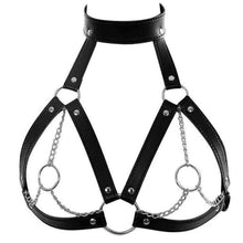 Load image into Gallery viewer, Leather Harness Bdsm Bondage Angel Wing Sexy Garter Erotic Waist Punk Goth Women&#39;s Lingerie Costumes Suspender Harness