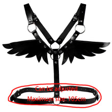 Load image into Gallery viewer, Leather Harness Bdsm Bondage Angel Wing Sexy Garter Erotic Waist Punk Goth Women&#39;s Lingerie Costumes Suspender Harness