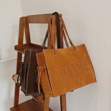 Load image into Gallery viewer, Leftside inverno designer de luxo moda feminina alta capacidade sacos ombro corrente couro do plutônio tote bolsas para fem