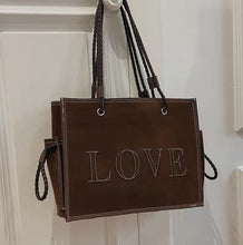 Load image into Gallery viewer, Leftside inverno designer de luxo moda feminina alta capacidade sacos ombro corrente couro do plutônio tote bolsas para fem