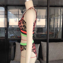 Load image into Gallery viewer, Leopard Printed Bikini 2021 New Sexy Swimwear Women Push Up Swimsuit Mesh Bikini Set High Waist Bathing Suit Beachwear Swimming