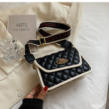 Load image into Gallery viewer, Lingge bolsas pequenas de couro pu, bolsas crossbody de designer fashion para mulheres, bolsa mensageiro de viagem de 2022