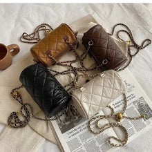 Load image into Gallery viewer, Lingge chain pillow bag 2021 new wild messenger bag high-quality fashion shoulder bag