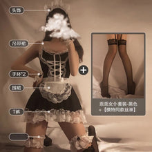 Load image into Gallery viewer, Lolita Hot Costume Babydoll Dress Uniform Erotic Role Play Cute Live Show Women Sexy Lingerie Maid Cosplay Costumes Maids Outfit