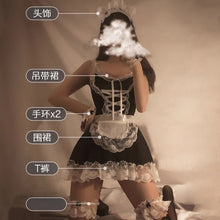 Load image into Gallery viewer, Lolita Hot Costume Babydoll Dress Uniform Erotic Role Play Cute Live Show Women Sexy Lingerie Maid Cosplay Costumes Maids Outfit