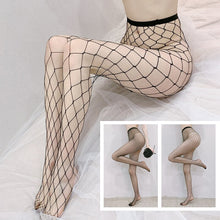 Load image into Gallery viewer, Long Mesh Stockings Erotic Mesh Stockings Open Mesh Stockings Lace Thigh Stockings pantyhose stripper outfit dancewear exotic