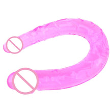 Load image into Gallery viewer, Long Penis Realistic Dildo Female Masturbator Double Head Sex Toys for Woman Lesbian Prostate G-spot Massager No Vibrator