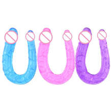 Load image into Gallery viewer, Long Penis Realistic Dildo Female Masturbator Double Head Sex Toys for Woman Lesbian Prostate G-spot Massager No Vibrator