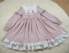 Load image into Gallery viewer, Long Sleeve Bandage Lolita Dress Women 2022 Japanese Ball Gown Kawaii Clothes Sweet Cute Dresses Slim Waist Vestidos Mujer