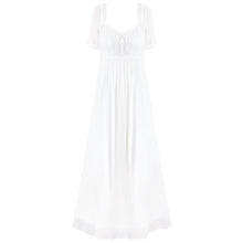 Load image into Gallery viewer, Long White Night Dress Women Lace Nightgowns Palace Vintage Gown Nighty Sleepshirts Ladies Sexy Hot Erotic Homewear Suit Modal