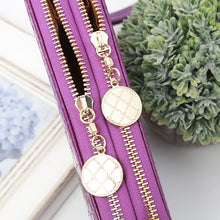 Load image into Gallery viewer, Long Women&#39;s Wallet Female Purses Tassel Coin Purse Card Holder Wallets Female  Leather  Money Bag  Leather Wallet