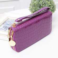 Load image into Gallery viewer, Long Women&#39;s Wallet Female Purses Tassel Coin Purse Card Holder Wallets Female  Leather  Money Bag  Leather Wallet
