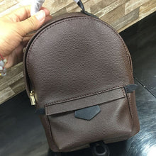 Load image into Gallery viewer, Luxury Backpack Bags Authentic Canvas Mini Rucksack Classic Design Lady&#39;s Shoulder Bag With Flowers for Girls