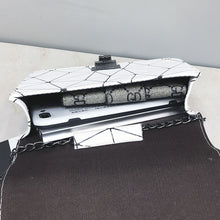 Load image into Gallery viewer, Luxury Brand Fashion Women Shoulder Bags 2020 New Wild Crack Printed Messenger Bag PU Geometric Rhombus Small Square Bag