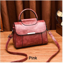 Load image into Gallery viewer, Luxury Brand Women Bag Leather Shoulder Bag Handbag Tote Purse Top Handle Satchel Messenger Bags for Women Crossbody Bag Flap