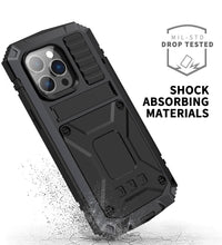 Load image into Gallery viewer, Luxury Rugged Armor 360 Full Phone Case For iPhone 14 Pro Max Plus 13 12 11 Metal Aluminum Shockproof Cover