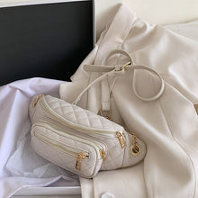 Load image into Gallery viewer, Luxury Women Messenger Belt Bag Pack Waist Bags Girl Travel Small Fanny Chest Pack Bolsas Ladies Mini Crossbody Bag Hip Purse