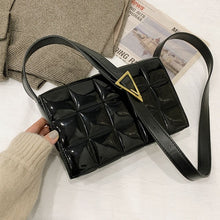 Load image into Gallery viewer, Luxury Women&#39;s Shoulder Bags Weave Leather Flap Bag For Women 2020 New Brand Designer Handbags Thick Chain Crossbody Bags Female