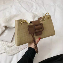 Load image into Gallery viewer, Luxury baguette texture retro new fashion one-shoulder underarm stone pattern diagonal bag