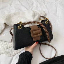 Load image into Gallery viewer, Luxury baguette texture retro new fashion one-shoulder underarm stone pattern diagonal bag