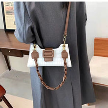 Load image into Gallery viewer, Luxury baguette texture retro new fashion one-shoulder underarm stone pattern diagonal bag