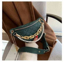 Load image into Gallery viewer, Luxury belt bag ladies new trend fashion messenger shoulder rhombic chain female bag