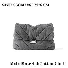 Load image into Gallery viewer, Luxury designer jeans bags women denim chain crossbody bags for women 2020 women&#39;s handbags shoulder bags messenger female