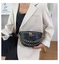 Load image into Gallery viewer, Luxury female bag new texture small bag messenger shoulder chain soft leather simple waist bag wallet