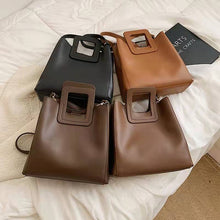 Load image into Gallery viewer, Luxury handbags, high-end design, portable large-capacity tote bags, atmospheric one-shoulder simple handbags