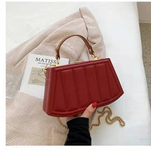 Load image into Gallery viewer, Luxury high-end design brand new fashion texture box casual chain single shoulder messenger bag
