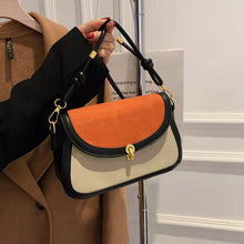 Load image into Gallery viewer, Luxury high-end design brand retro stitching one-shoulder messenger ladies texture bag