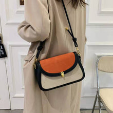 Load image into Gallery viewer, Luxury high-end design brand retro stitching one-shoulder messenger ladies texture bag