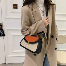 Load image into Gallery viewer, Luxury high-end design brand retro stitching one-shoulder messenger ladies texture bag