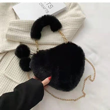 Load image into Gallery viewer, Luxury new plush niche chain shoulder messenger fashion plush bag