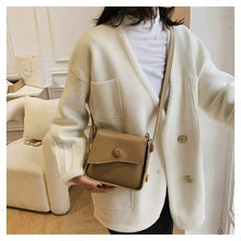 Load image into Gallery viewer, Luxury retro female bag texture casual simple western style one shoulder messenger small square bag wallet