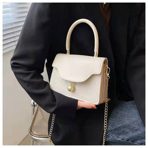 Luxury retro handbags new frosted texture single shoulder messenger fashion portable small square bag handbags