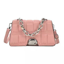 Load image into Gallery viewer, Luxury rhombus handbags niche design chain one shoulder portable messenger small square bag wallet