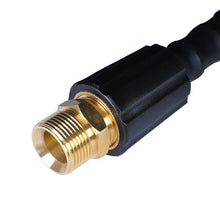 Load image into Gallery viewer, M22 Pressure Washer Hose Extension Coupler, Metric M22-14mm Male Thread to M22-14mm Male Fitting, Solid Brass, 5000PSI