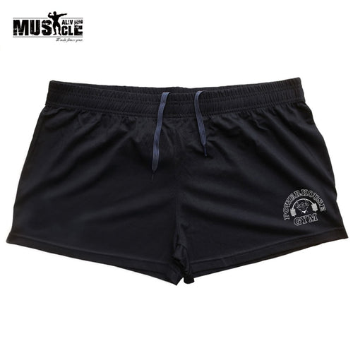 MUSCLE ALIVE Brand Clothing Bodybuilding Shorts Men's Sports For Man Fitness Short Pants Cotton Exercise 3