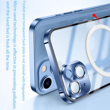 Load image into Gallery viewer, Magnetic Magsafe case For iphone 14 13 12 11 Pro Max Metal lens aluminium alloy Glass frosted protective ultra-thin cover