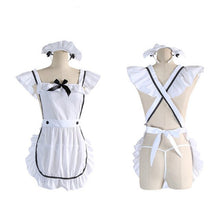 Load image into Gallery viewer, Maid Uniform Costumes Role Play Party Dress Women Sexy Lingerie Hot Sexy Underwear Lovely Female White Erotic Porno Sexi Costume