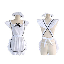 Load image into Gallery viewer, Maid Uniform Costumes Role Play Party Dress Women Sexy Lingerie Hot Sexy Underwear Lovely Female White Erotic Porno Sexi Costume
