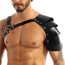Load image into Gallery viewer, Male Bondage Lingerie Leather Harness Men Adjustable Gay Clothing Sexual Body Chest Harness Belt Strap Punk Rave Costume for Sex