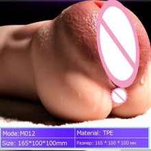 Load image into Gallery viewer, Male Masturbator Erotic Sextoys Artificial Vagina Real Pussy Anal Sex Shop Soft Pocket Pusssy Silicone Adults Sex toys for Men