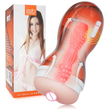 Load image into Gallery viewer, Male Masturbators for Men Vagina Vacuum Pocket Pussy Vaginator Endurance Exercise Masturbation Sex Toys Vibrator Masturb Cup