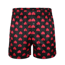 Load image into Gallery viewer, Man&#39;s Underwear Sexy Love Heart Print Soft Boxers Underpants Gay Casual Shorts Beach Wear Lightweight Loose Lounge Short Pants